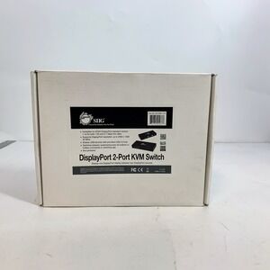 SIIG DisplayPort 2Port KVM Switch CE KV0411 S1‎ Shares Display Between 2 Sources